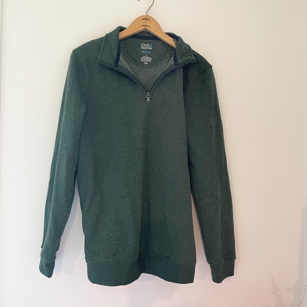 Forest Green Soft Quarter Zip